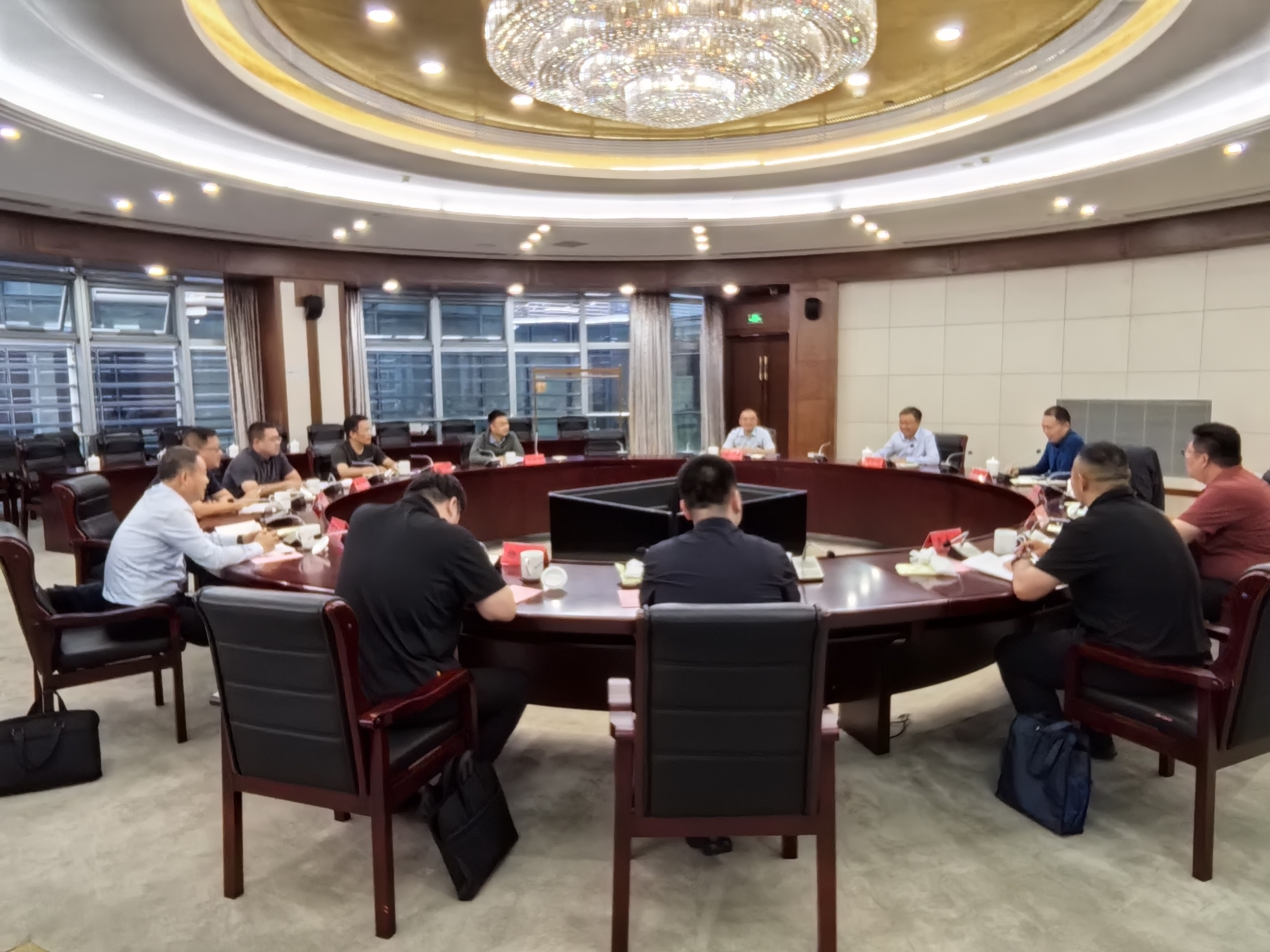 济宁市机关事务中心来淮调研交流机关事务工作